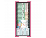 WhiteCoat Clipboard® Trifold - Pink Nursing Edition