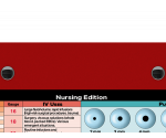 WhiteCoat Clipboard® Trifold - Red Nursing Edition