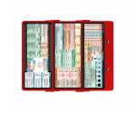 WhiteCoat Clipboard® Trifold - Red Nursing Edition