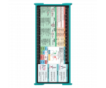 WhiteCoat Clipboard® Trifold - Teal Nursing Edition