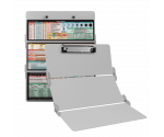 WhiteCoat Clipboard® Trifold - White Nursing Edition