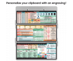 WhiteCoat Clipboard® Trifold - White Nursing Edition
