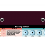 WhiteCoat Clipboard® Trifold - Wine Nursing Edition