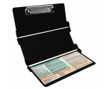WhiteCoat Clipboard® Trifold - Black Occupational Therapy Edition
