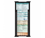 WhiteCoat Clipboard® Trifold - Black Occupational Therapy Edition