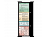 WhiteCoat Clipboard® Trifold - Black Occupational Therapy Edition