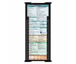 WhiteCoat Clipboard® Trifold - Blackout Occupational Therapy Edition