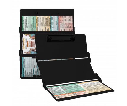WhiteCoat Clipboard® Trifold - Blackout Occupational Therapy Edition