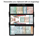 WhiteCoat Clipboard® Trifold - Blackout Occupational Therapy Edition