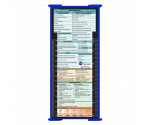 WhiteCoat Clipboard® Trifold - Blue Occupational Therapy Edition