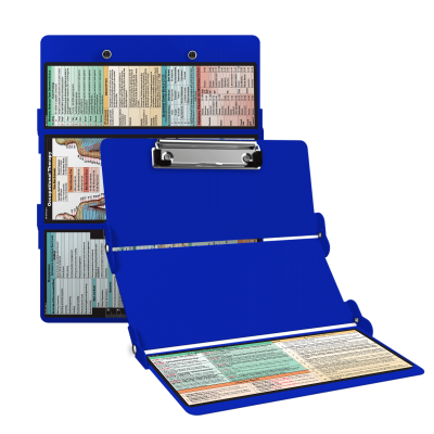 WhiteCoat Clipboard® Trifold - Blue Occupational Therapy Edition