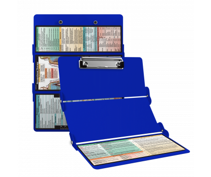 WhiteCoat Clipboard® Trifold - Blue Occupational Therapy Edition