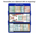 WhiteCoat Clipboard® Trifold - Blue Occupational Therapy Edition