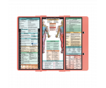 WhiteCoat Clipboard® Trifold - Coral Occupational Therapy Edition