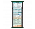 WhiteCoat Clipboard® Trifold - Green Occupational Therapy Edition