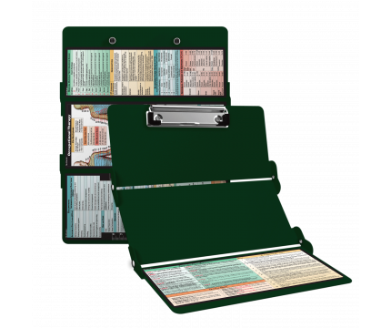 WhiteCoat Clipboard® Trifold - Green Occupational Therapy Edition