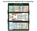 WhiteCoat Clipboard® Trifold - Green Occupational Therapy Edition