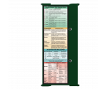 WhiteCoat Clipboard® Trifold - Green Occupational Therapy Edition