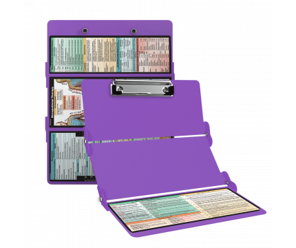 WhiteCoat Clipboard® Trifold - Lilac Occupational Therapy Edition