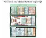 WhiteCoat Clipboard® Trifold - Mint Occupational Therapy Edition