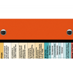 WhiteCoat Clipboard® Trifold - Orange Occupational Therapy Edition