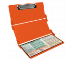 WhiteCoat Clipboard® Trifold - Orange Occupational Therapy Edition