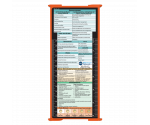 WhiteCoat Clipboard® Trifold - Orange Occupational Therapy Edition