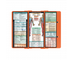 WhiteCoat Clipboard® Trifold - Orange Occupational Therapy Edition
