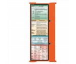 WhiteCoat Clipboard® Trifold - Orange Occupational Therapy Edition