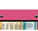 WhiteCoat Clipboard® Trifold - Pink Occupational Therapy Edition