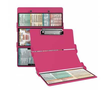WhiteCoat Clipboard® Trifold - Pink Occupational Therapy Edition