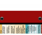 WhiteCoat Clipboard® Trifold - Red Occupational Therapy Edition
