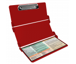 WhiteCoat Clipboard® Trifold - Red Occupational Therapy Edition