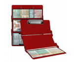 WhiteCoat Clipboard® Trifold - Red Occupational Therapy Edition