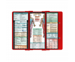 WhiteCoat Clipboard® Trifold - Red Occupational Therapy Edition
