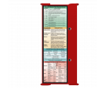 WhiteCoat Clipboard® Trifold - Red Occupational Therapy Edition