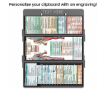 WhiteCoat Clipboard® Trifold - Silver Occupational Therapy Edition