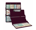WhiteCoat Clipboard® Trifold - Wine Occupational Therapy Edition