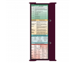 WhiteCoat Clipboard® Trifold - Wine Occupational Therapy Edition