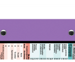 WhiteCoat Clipboard® Trifold - Lilac Occupational Therapy Edition