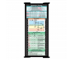 WhiteCoat Clipboard® Trifold - Blackout Respiratory Therapy Edition