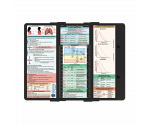 WhiteCoat Clipboard® Trifold - Blackout Respiratory Therapy Edition