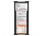 WhiteCoat Clipboard® Trifold - Blackout Respiratory Therapy Edition