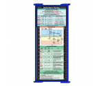 WhiteCoat Clipboard® Trifold - Blue Respiratory Therapy Edition