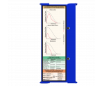 WhiteCoat Clipboard® Trifold - Blue Respiratory Therapy Edition