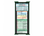 WhiteCoat Clipboard® Trifold - Green Respiratory Therapy Edition