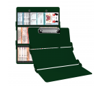 WhiteCoat Clipboard® Trifold - Green Respiratory Therapy Edition