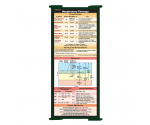 WhiteCoat Clipboard® Trifold - Green Respiratory Therapy Edition