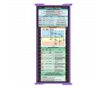 WhiteCoat Clipboard® Trifold - Lilac Respiratory Therapy Edition