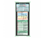 WhiteCoat Clipboard® Trifold - Mint Respiratory Therapy Edition